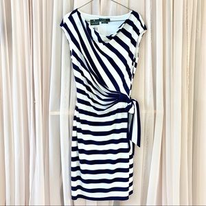 Ralph Lauren | Striped Wrap Dress